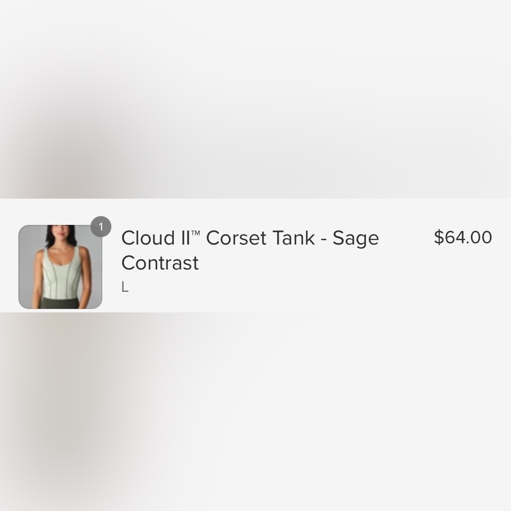 Vitality Cloud 2 Corset Tank